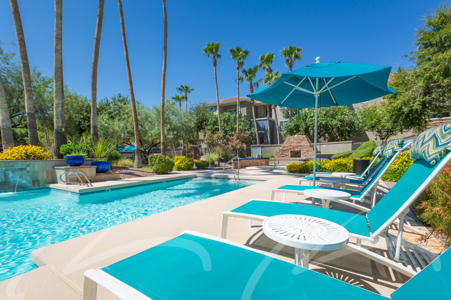 Cantera Apartment Fitness & Pool by Chad Ulam Interiors Chandler Arizona